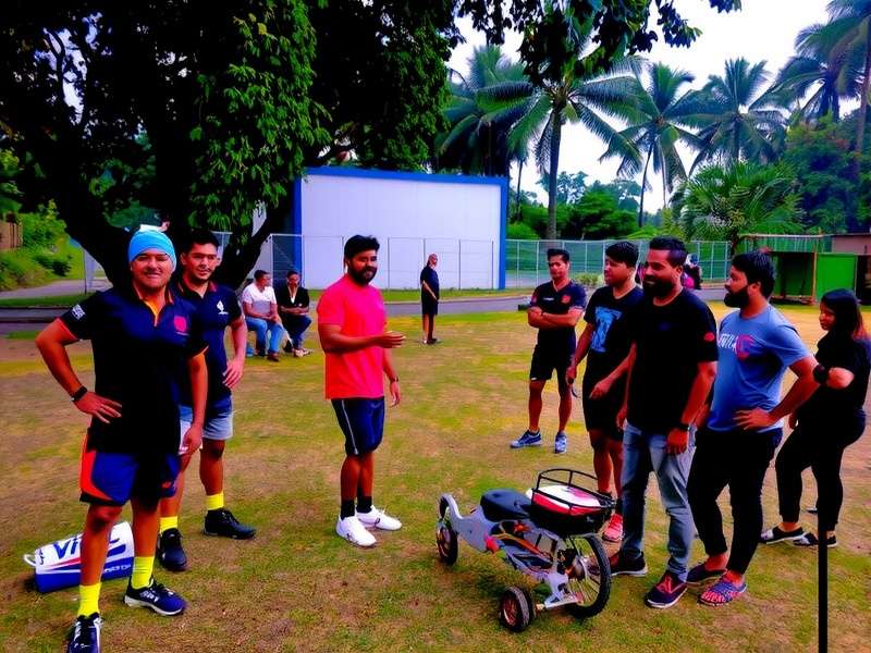 Turbo Rugby India community meetup in Bangalore with players competing and socializing